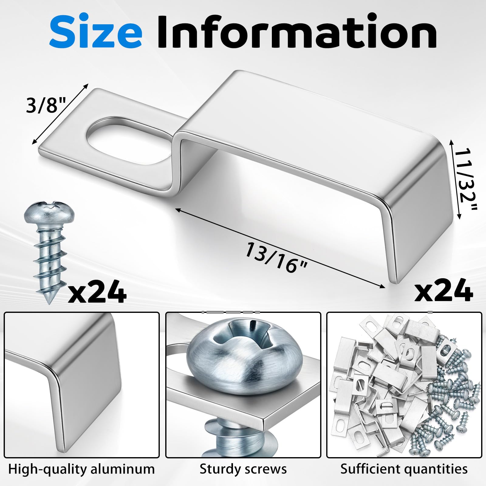 Window Screen Clips - Secure Your Storm Panels -2 Window Screen Clips - Secure Your Storm Panels -2
