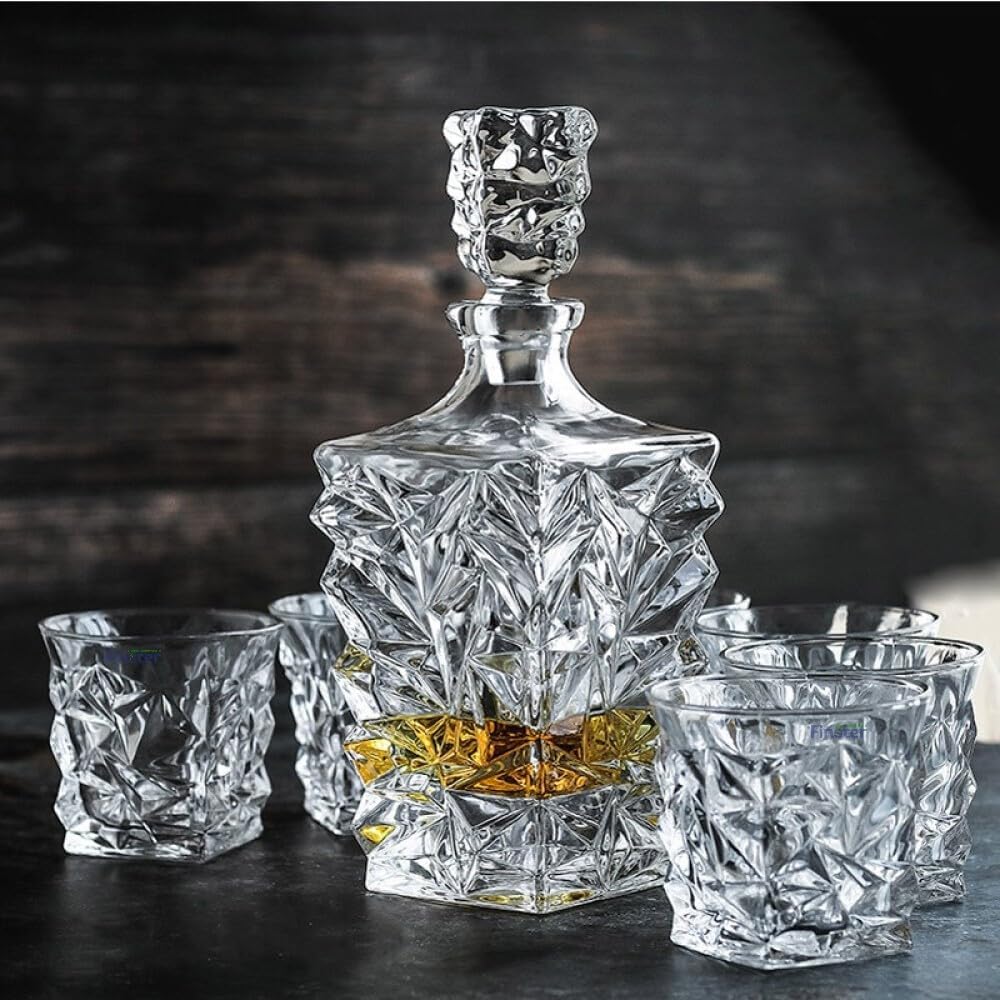 Baccarat - Bottiglia decanter con tappo - Cristallo molato
