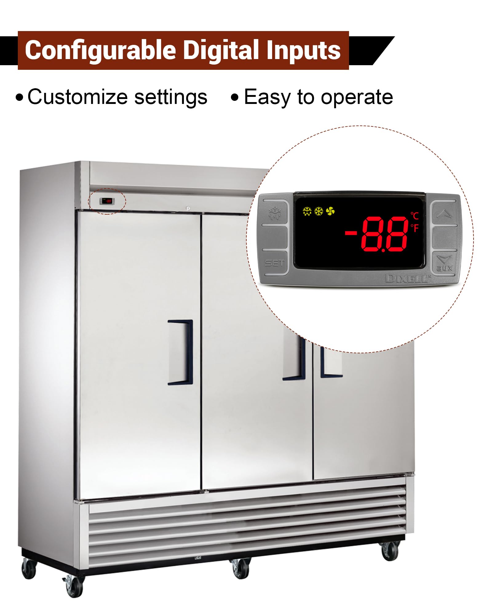 Amazon.com: W0302186 Controller Replace for Dixell XR03CX-4N0F1