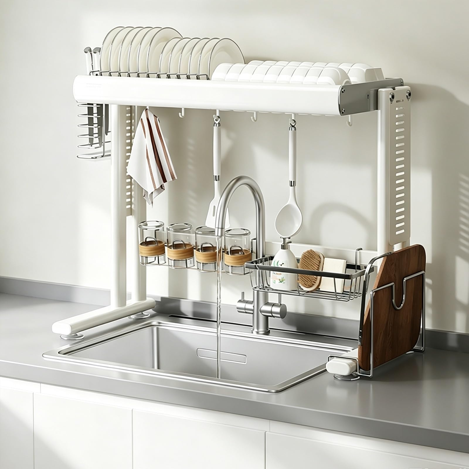 Escurridor de platos de 90cm para mantener tu cocina limpia y perfectamente organizada
