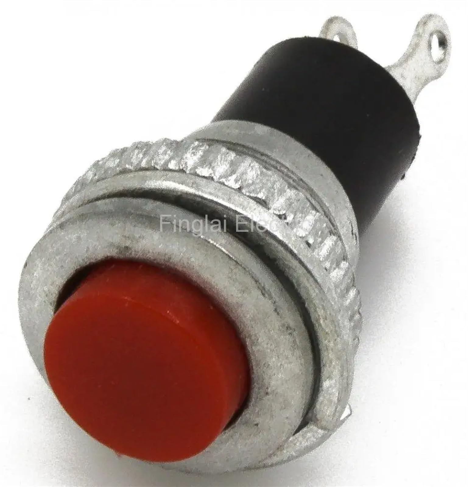 JNURGWLYH 100pcs / lot DS-316 10mm Reset - Off Push Button Switch SPST pushbutton(Rosso)