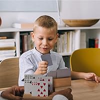 Vista 8 de Yellow Mountain Imports Juego de 2 organizadores de tarjetas de madera de haya maciza de tamaño estándar