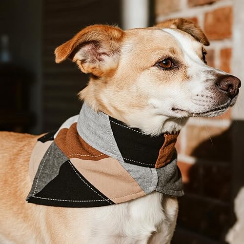 Miniatura 6 de Aubliss Paquete de 8 piezas de tela gruesa (100% algodón, 20 x 20 pulgadas19.7 in x 19.7 in), tela de algodón precortada para patchwork, costura,