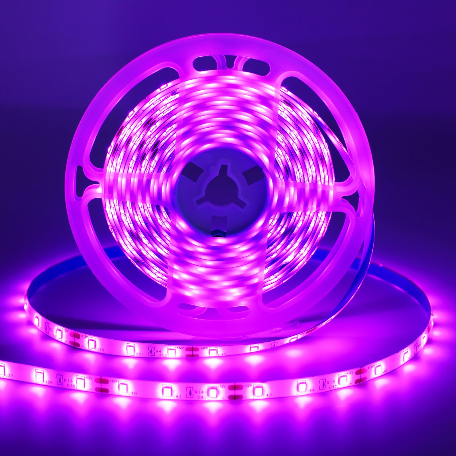 iNextStation Pink LED Strip Light, 5M Cuttable Waterproof Tape Lights