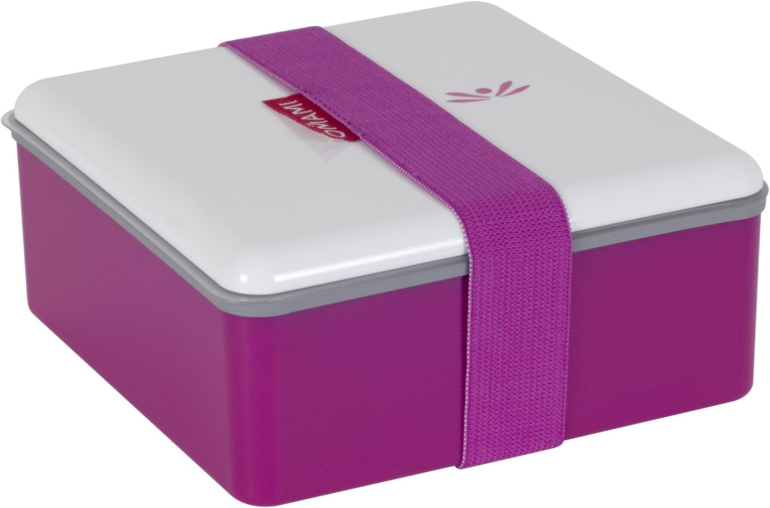 Omami Square 1.2-Quart Lunch Box, Pink