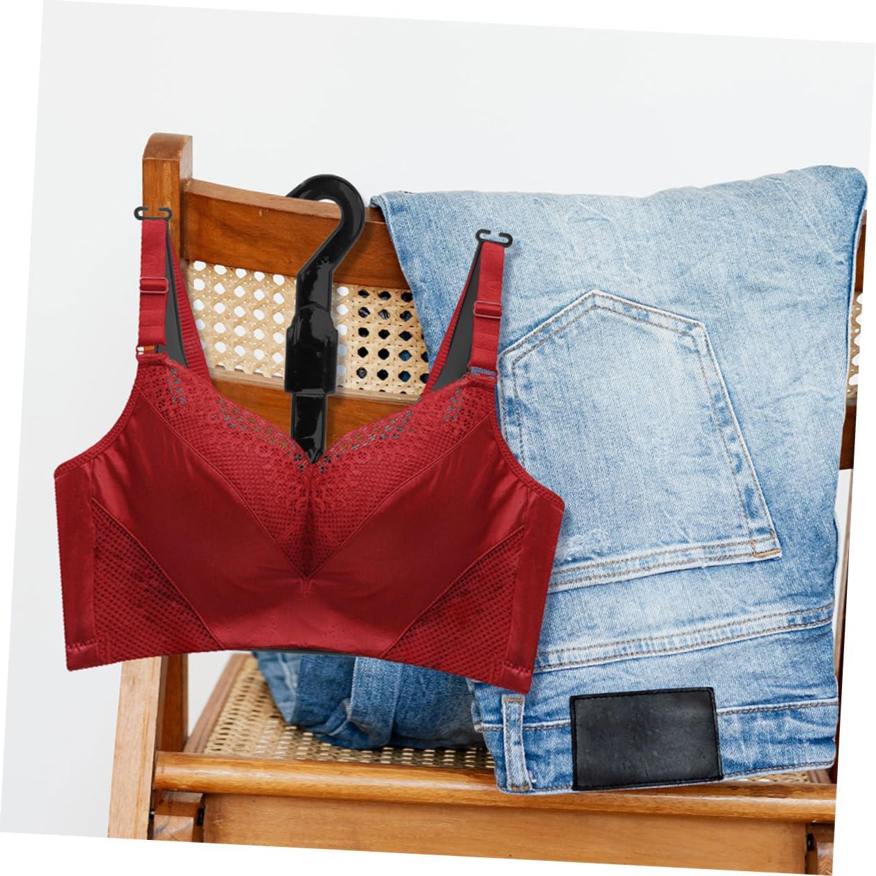 Hanging Mannequin Torso Bra Display Hanger Plastic Retail Stand