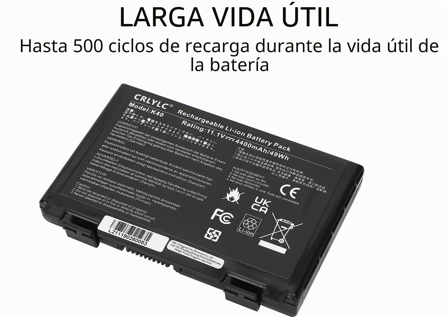 A32-F82 A32-F52 batería de para Portátil ASUS X5C K40 K40IJ K40IN K50 K50AB K50AE K50AF K50ID K50IE K50IJ K50C K50I K50IJ K50IN K61IC K70 K70I K70IJ K70IO L0690L6 L0A2016 X70 X5DIJ X5A X5DC