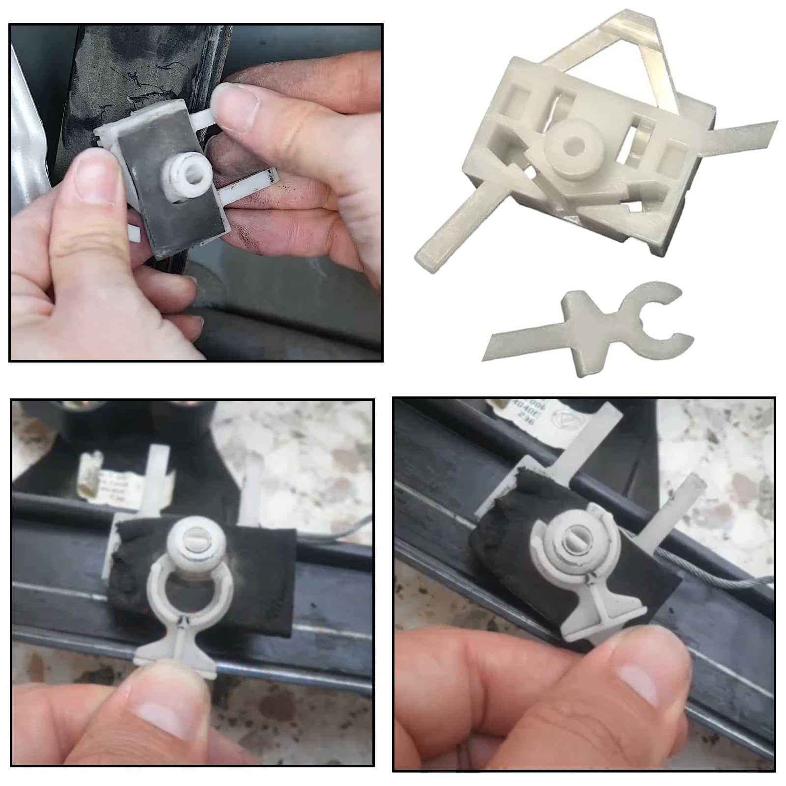Front Left Window Regulator Repair Stop For Fiat Panda (2003+) – Replacement Part 71744327