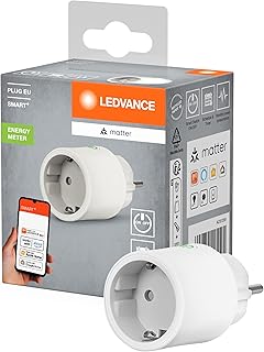 LEDVANCE SMART+ Indoor Plug, Smart Plug with Matter over WiFi, for Integrating Traditional Devices in the Smart Home, Comp…