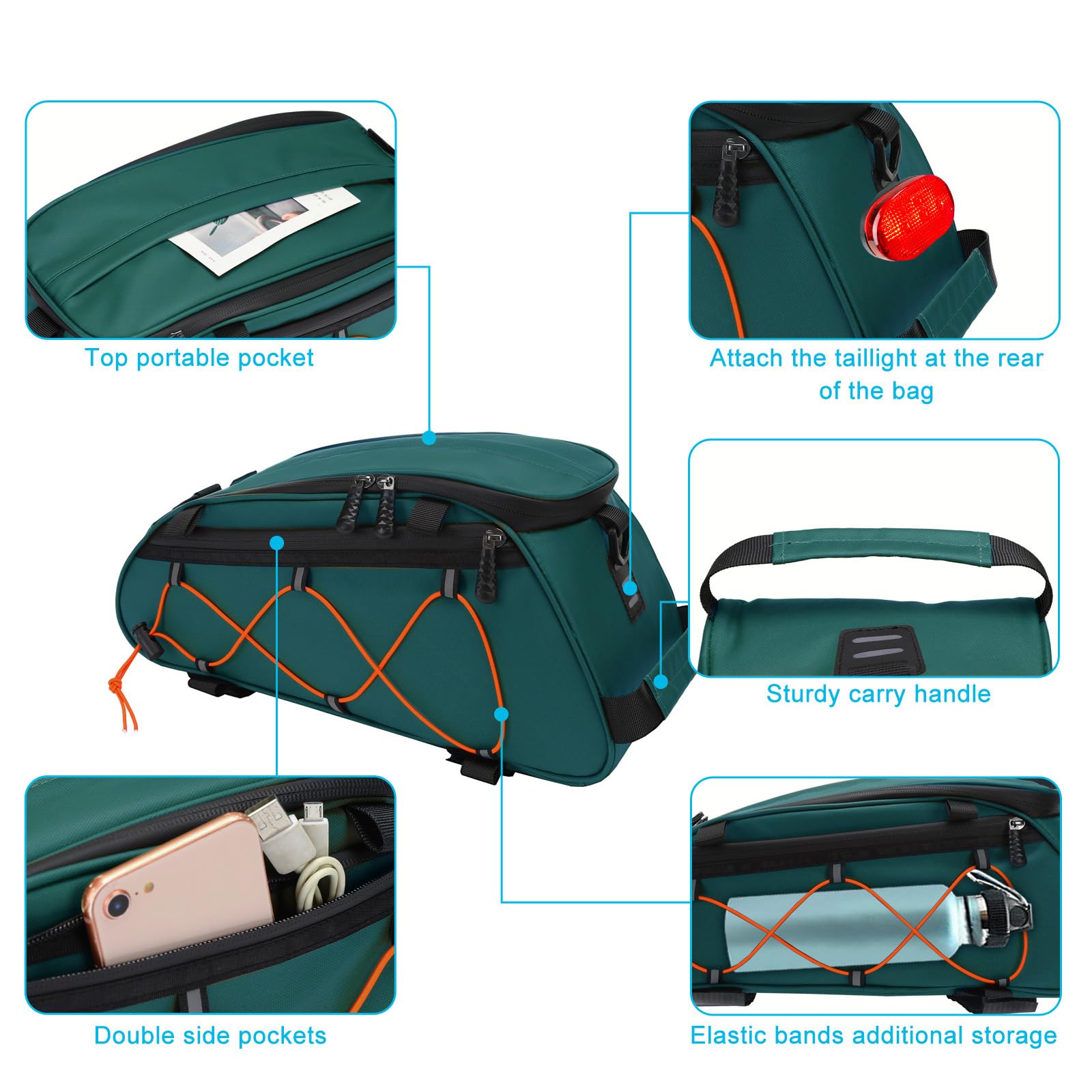 Mtb Fiets Tas Elektrische Scooter Geïsoleerde Fron... – Vicedeal