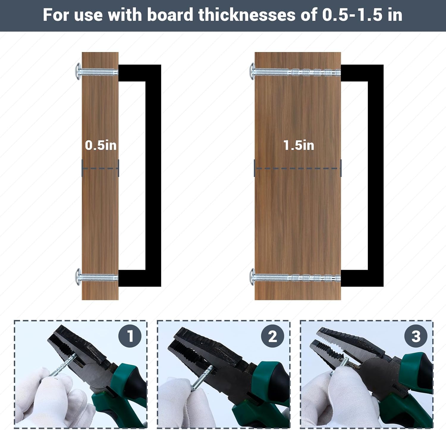 WellMade 3-3/4" Matte Black Cabinet Handles & Pulls (30 Pack) - Modern Kitchen Cabinet Pulls, Drawer Pulls & Dresser Handles - Durable Square Bar Cabinet Hardware