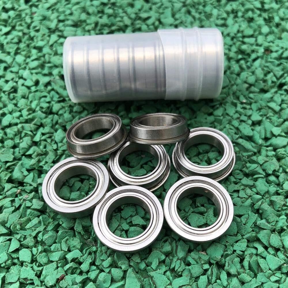 BRDI14250 Rodamientos 20 piezas Rodamientos de bolas con bridas SF6700ZZ SF6701ZZ SF6702ZZ Brida blindada Acero inoxidable 440C Rodamientos rígidos de bolas de pared delgada(SF6700ZZ 10x15x4mm)