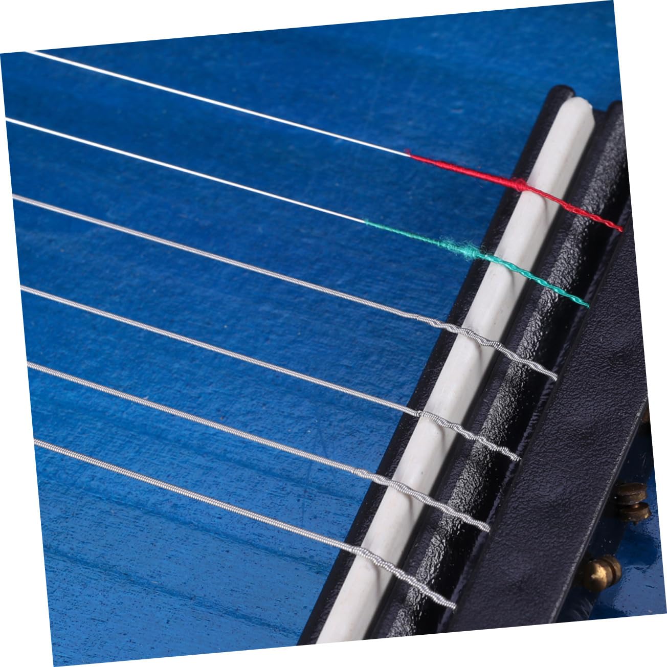 Chitarra Giocattolo Bambini 23 Pollici in Legno Blu | Strumento Musicale Portatile, Superficie Liscia e Bordi Arrotondati, Festa Scuola Decor