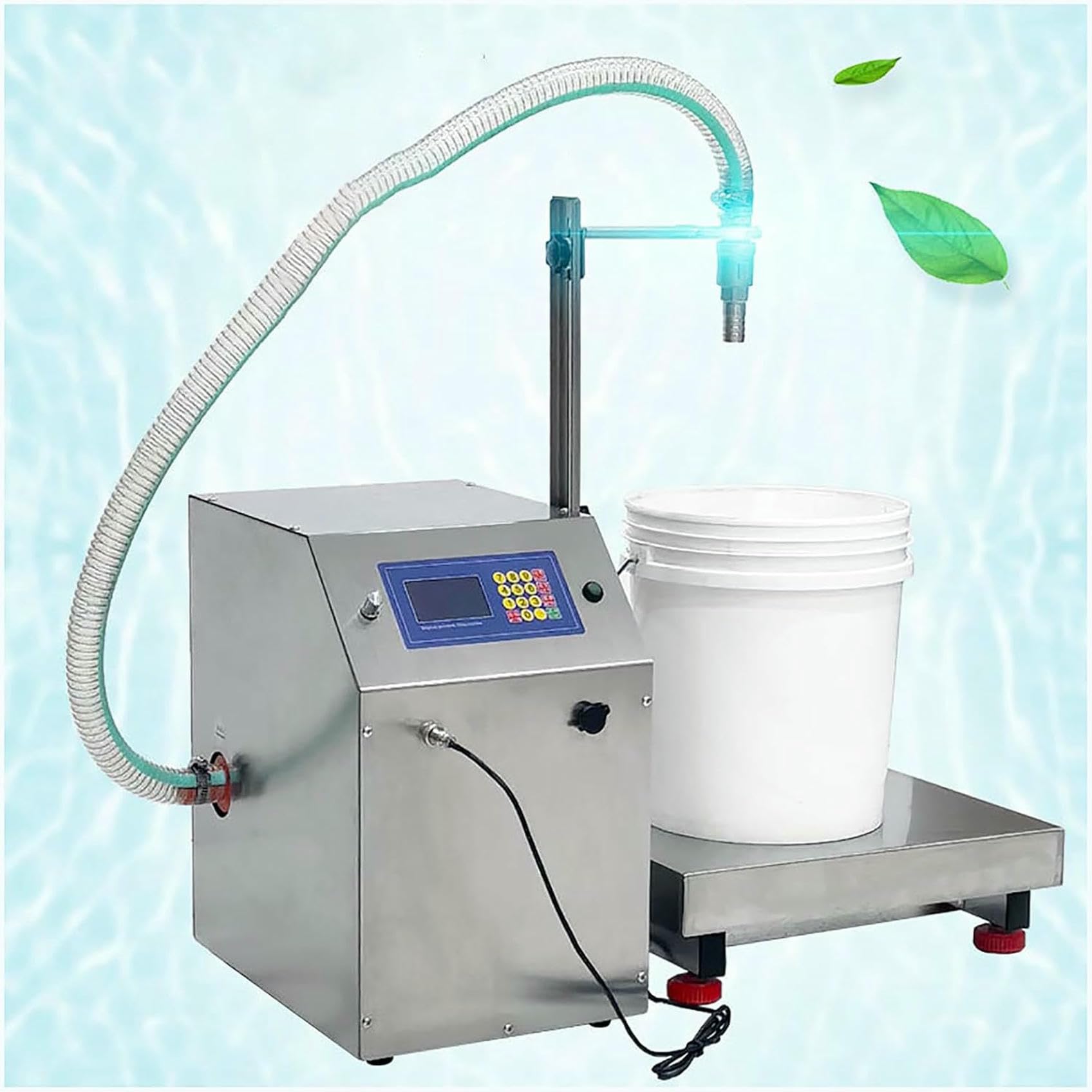 Máquina De Llenado De Líquidos con Bomba De Diafragma, Embotelladora Automática con Control Digital para Aceites Esenciales, Vino, Detergente Líquido para Lavavajill