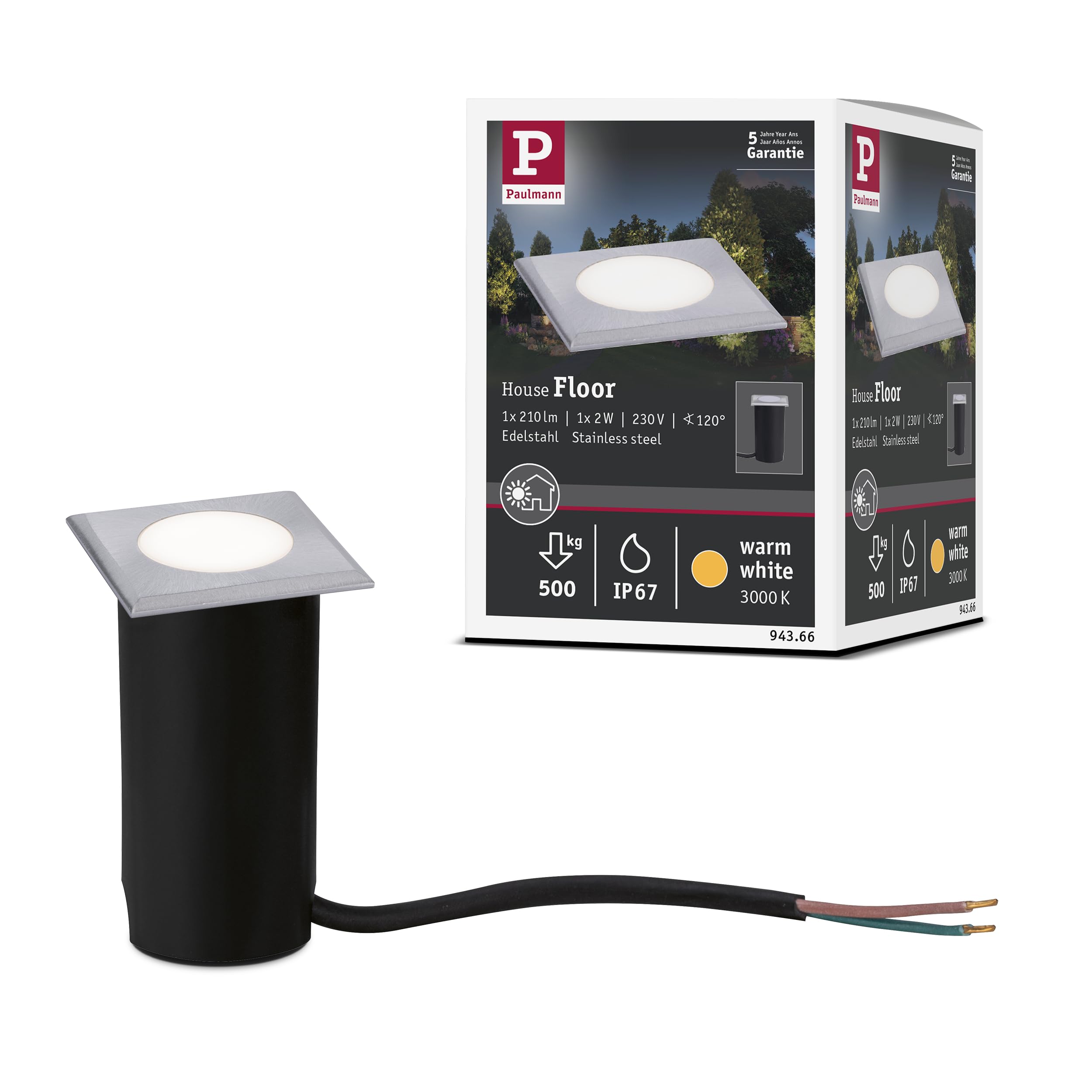 Paulmann House Deck Light Ip65 Angular