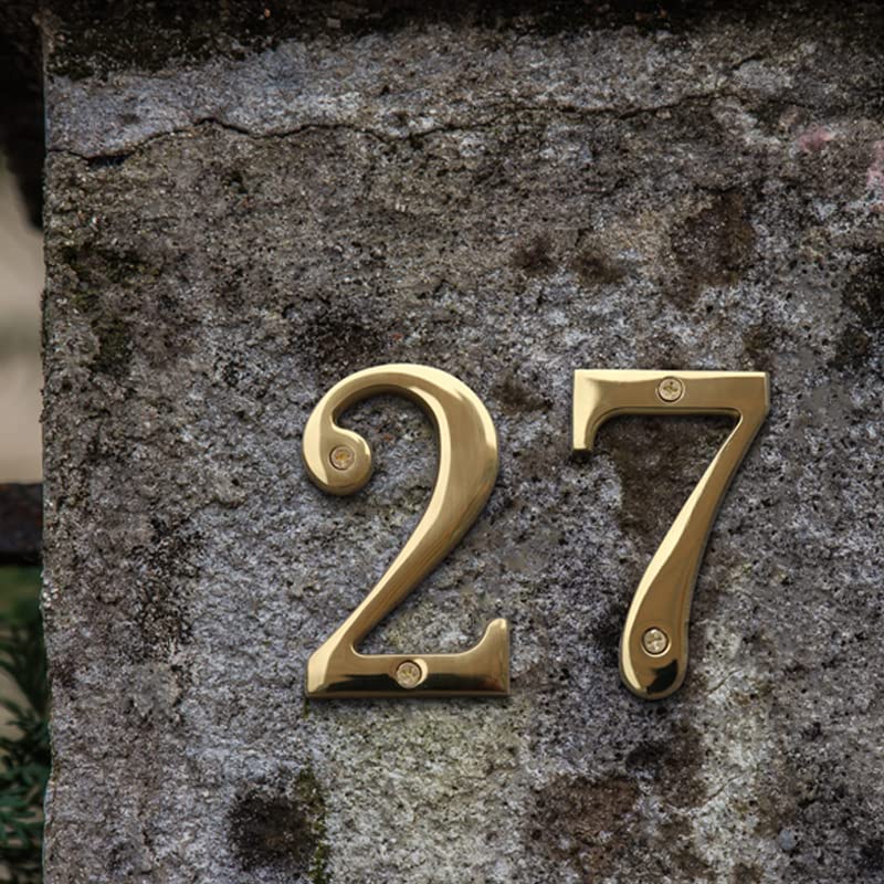 Amazon | ハウスナンバー、メタルストリートナンバー, 101mm 金属製