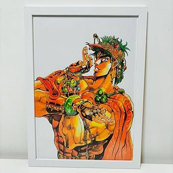 ジョジョ　ポスターセット（額縁付き） 額付きポスター】JOJO ジョジョの奇妙な冒険 第5部④(新品)の