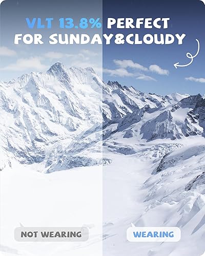 Miniatura 4 de Gafas de esquí para niños, gafas de nieve, regalos para niños y niñas, compatibles con gafas OTGcasco, protección UV