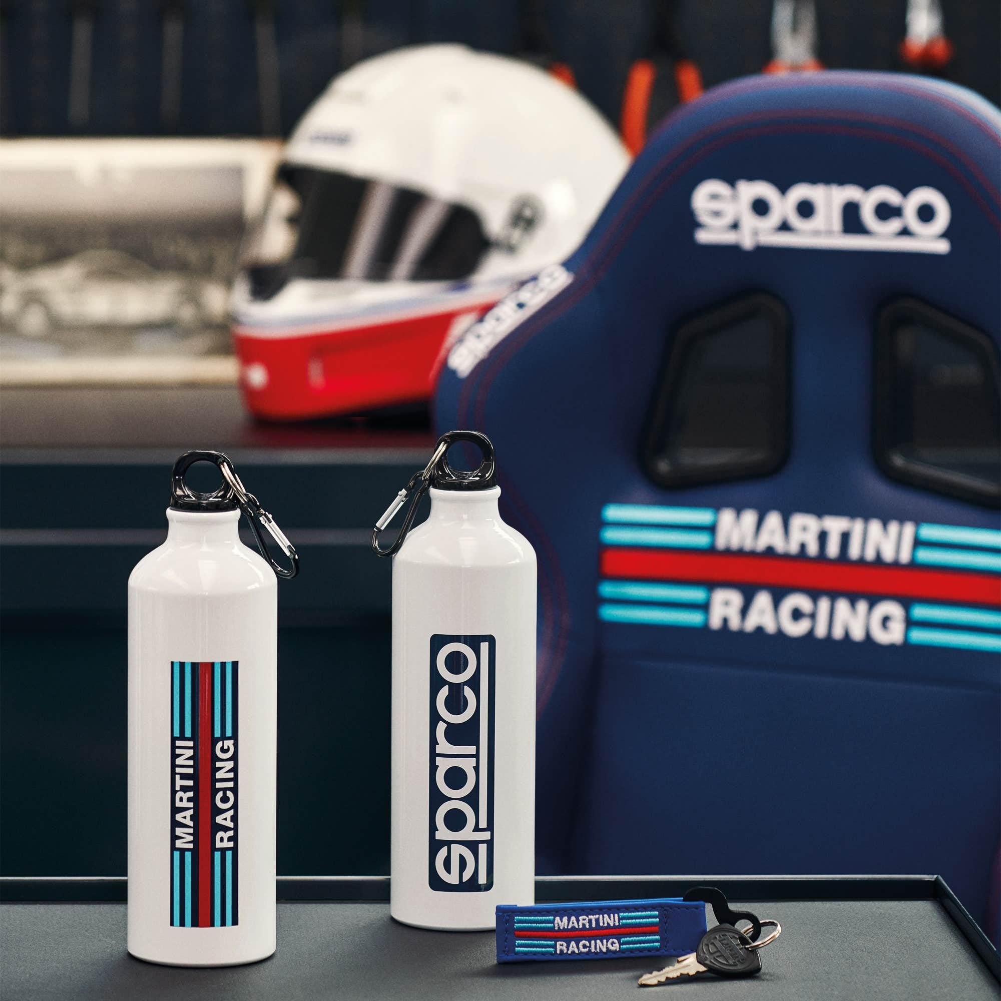 Krzesło biurowe Sparco ICON Martini Racing – ergonomiczne, o sportowym wyglądzie inspirowanym światem sportów motorowych
