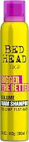 TIGI Shampoo Bed Head Bigger The Better Volume Espuma para cabelos finos 200 ml