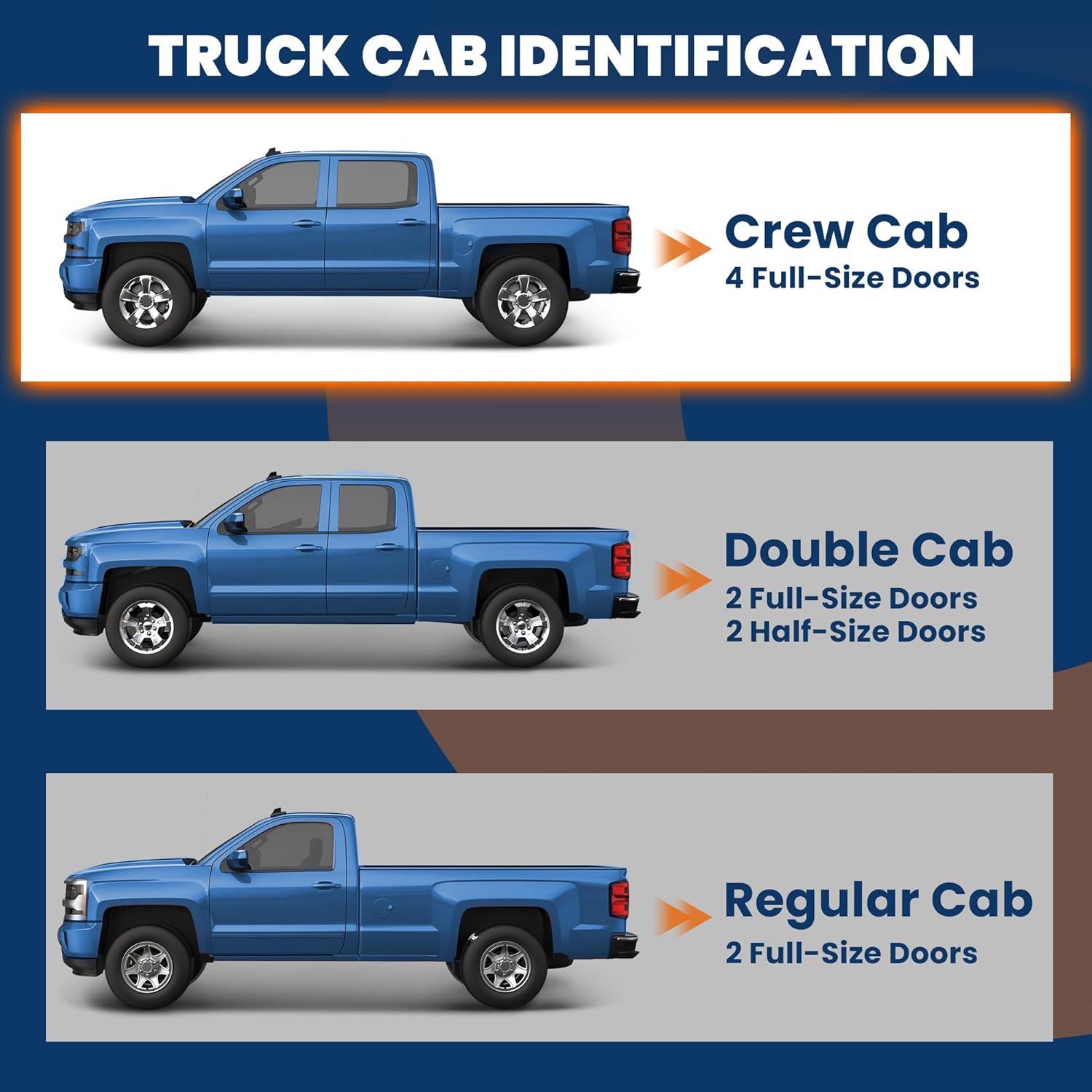 6 inches Black Running Boards Compatible for 2007-2018 Silverado/GMC Sierra 1500, Compatible for 2007-2019 Silverado/GMC Sierra 2500HD 3500HD Crew Cab (Gas Engine ONLY) Side Steps Nerf Bars