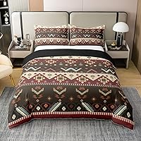 Vista 25 de Erosebridal - Juego de funda de edredón bohemia 100% algodón orgánico, diseño ondulado, cama individual, funda de edredón bordada con arco iris