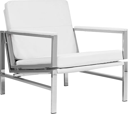 Studio Designs Home Arms, silla moderna Atlas, 250, color blanco