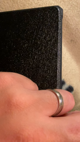 When opened all the way it causes the Kindle to sleep.