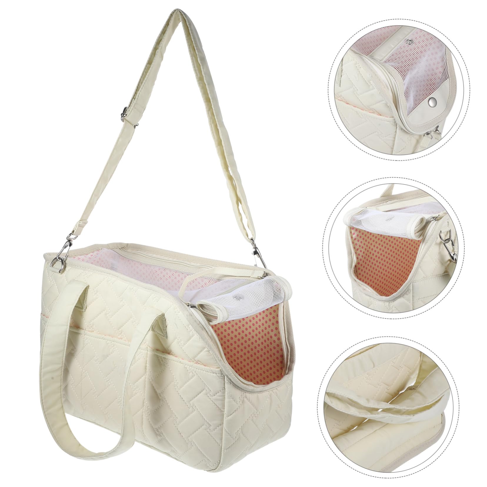 Tragbare Haustiertasche für Welpen und Kätzchen aus Canvas