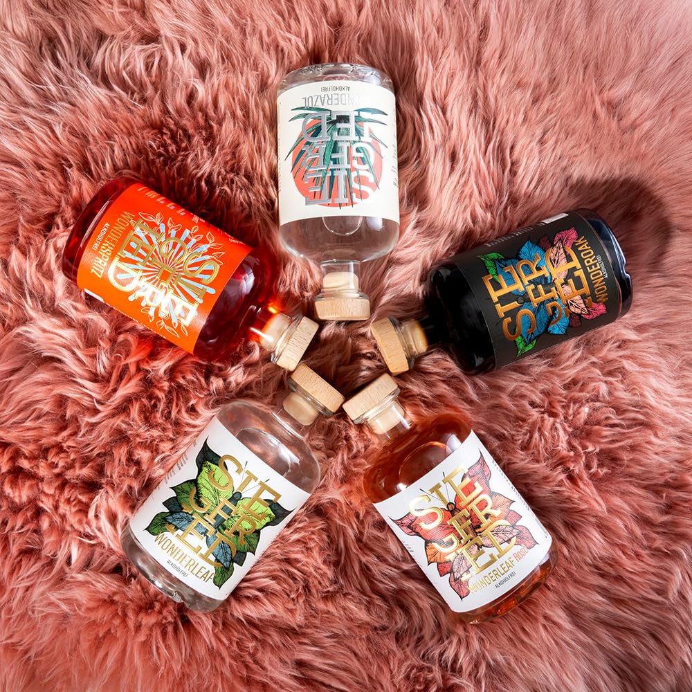 Siegfried alkoholfrei-Set | Alkoholfrei | Von den Machern des weltweit prämierten Siegfried Gin | Vegan | Natürliche Destillate | 5 x 500ML