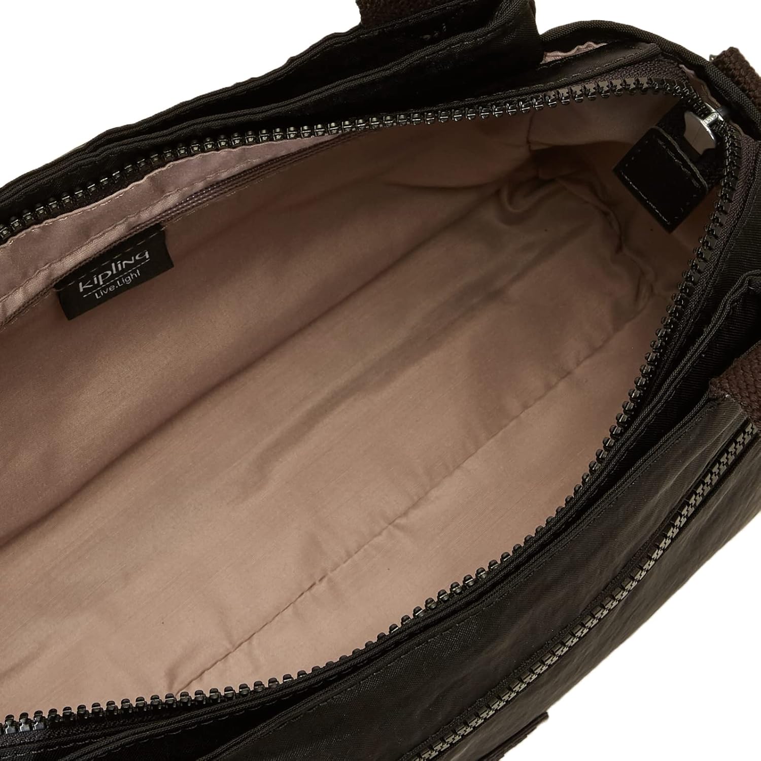 Kipling Womens Elysia Bag, Lightweight, Multi-compartment Magnetic Snap Pockets, Shoulder Crossbody Bag, Black Noir, 11.5 L X 9 H X 5 D US - Image 4