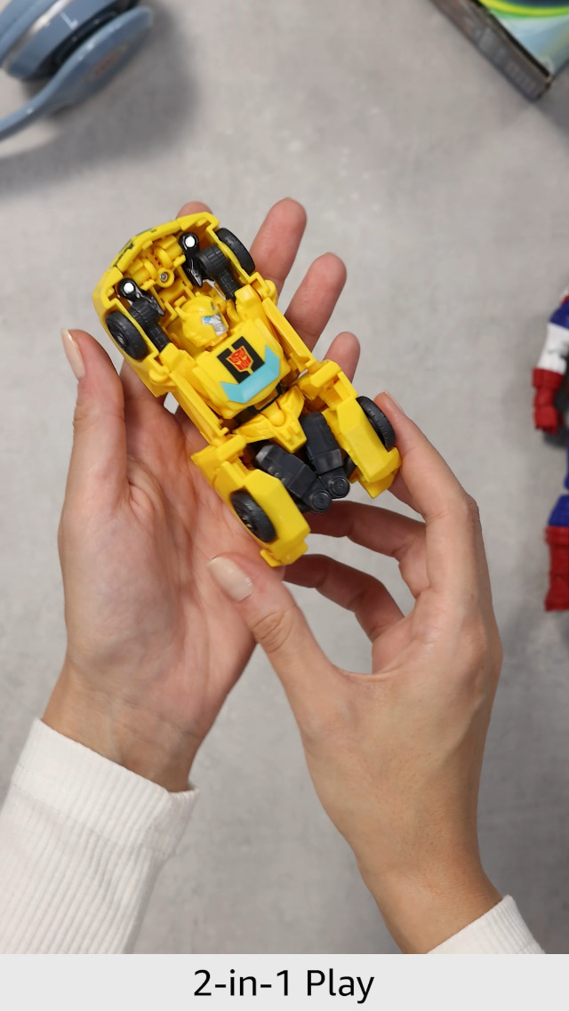 Amazon.com: Transformers EarthSpark Warrior Class Bumblebee 5-Inch