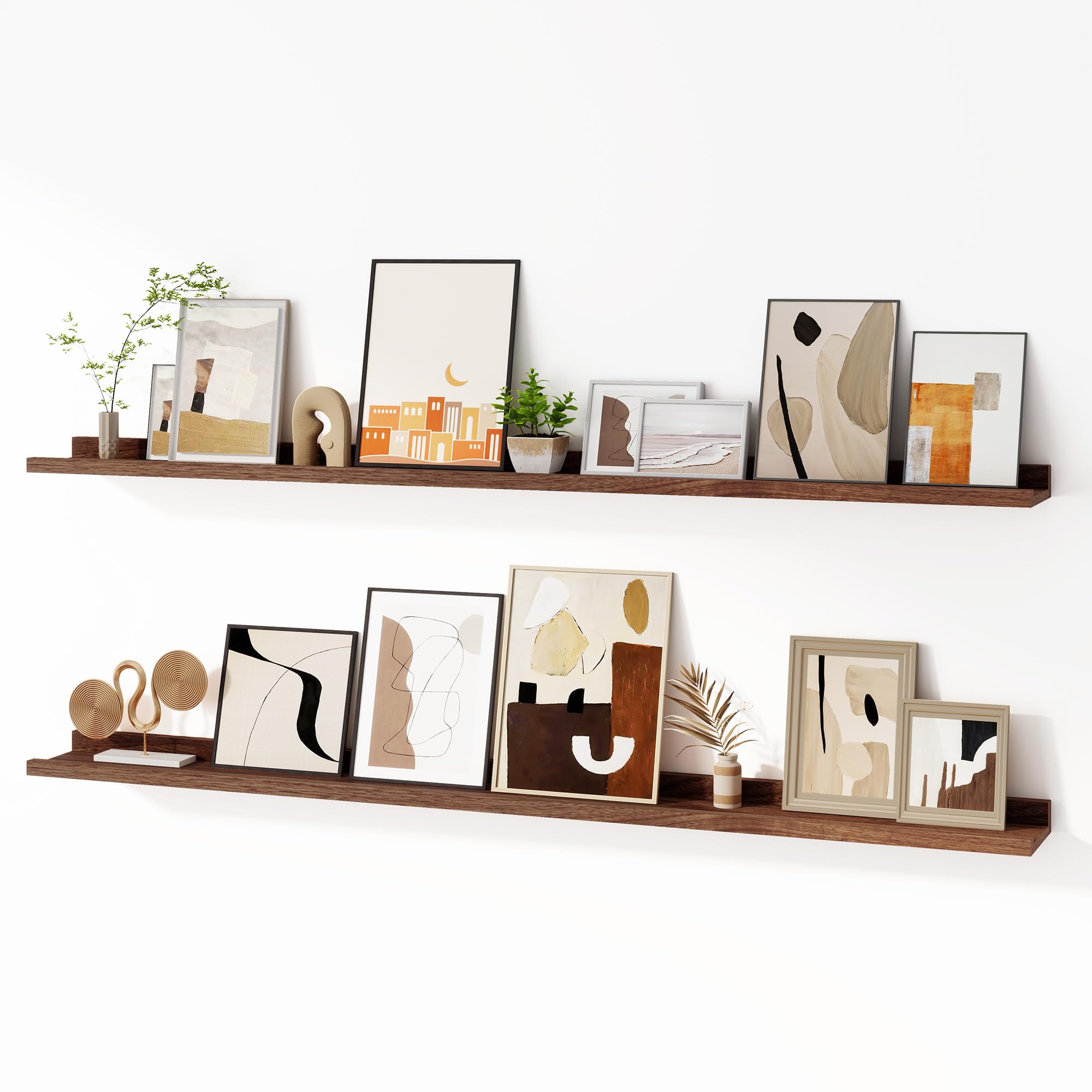 Fun Memories Picture Ledge Shelf 60 Inch (2-Pack)