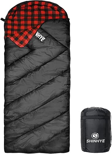 ShinHye 0 Degree Sleeping Bag for Adults - Cotton Flannel
