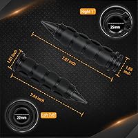 Vista 5 de NTHREEAUTO Empuñaduras de Mano de Motocicleta Universales de 1" / 25mm para Manillar