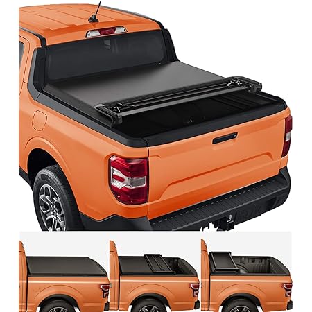TIPTOP Soft Tri-Fold Tonneau Cover For Chevy Colorado/GMC Canyon 5.2ft Bed (2015-2025) - TPX3