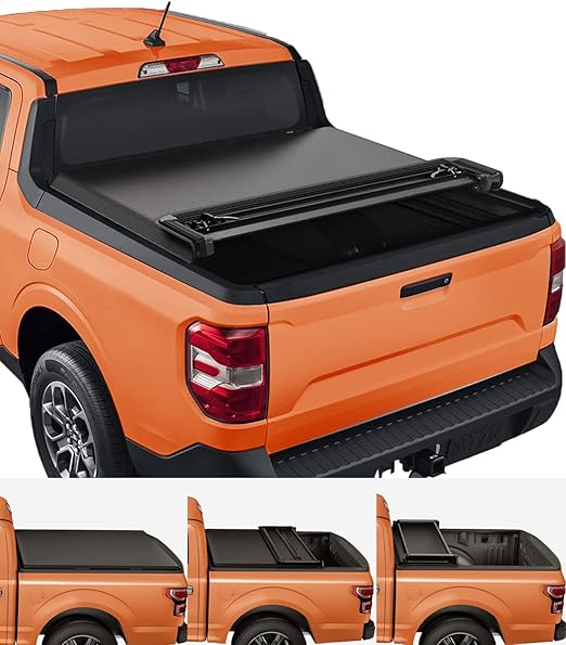 TIPTOP Soft TriFold Tonneau Cover Truck Bed for 2022 2023