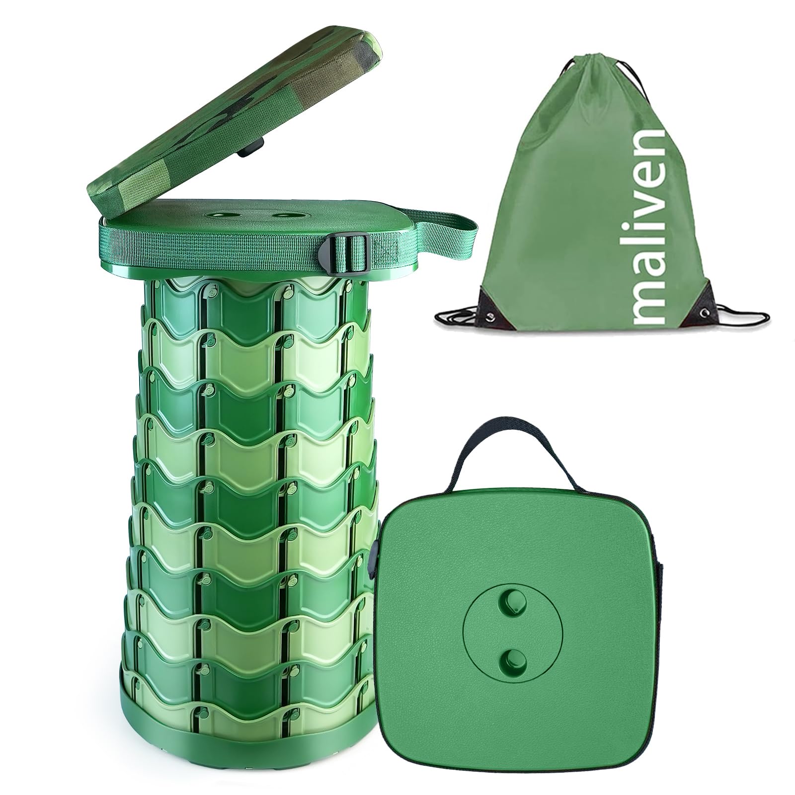 Amazon.com: maliven Collapsible Stool Chair with Padded Cushion