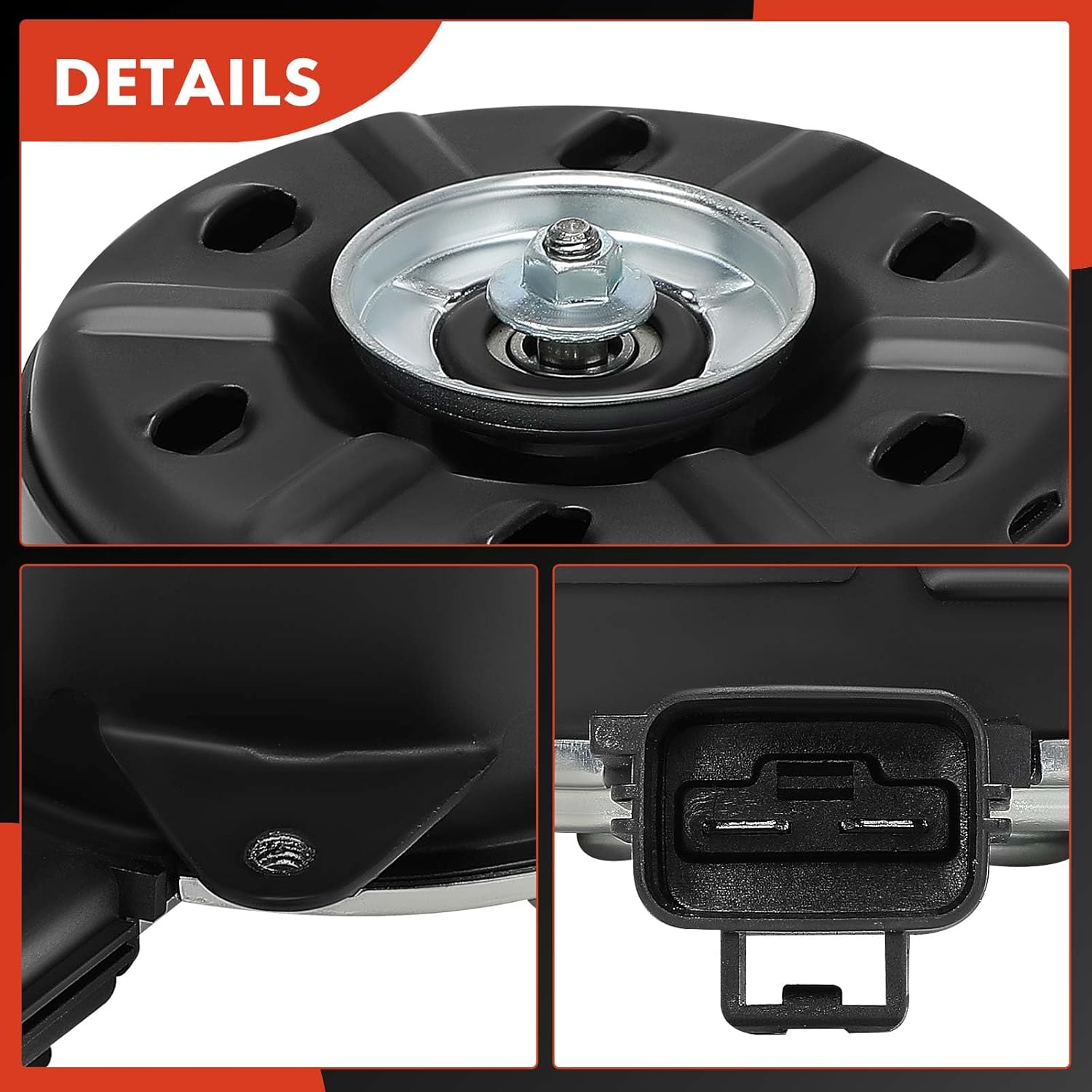 A-Premium Radiator Fan Motor Compatible with Chevrolet Camaro SS 2010-2015, 6.2L