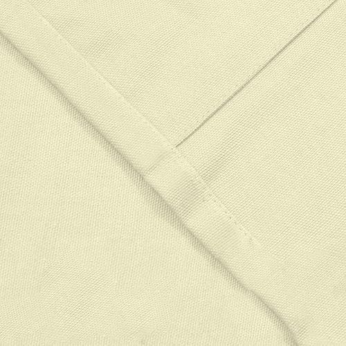 Miniatura 8 de Linenwalas Cortinas semitraslúcidas de lino y algodón para sala de estar de 84 pulgadas de largo, juego de 2, bolsillo para cortinero, equilibrio