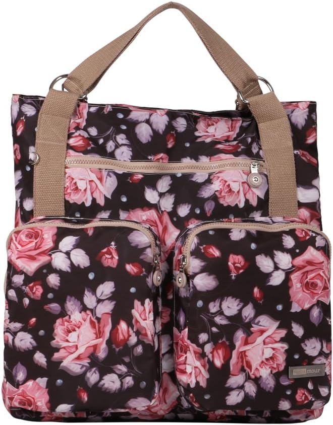 Bebamour Large Baby Diaper Bags Backpack with Changing Pad