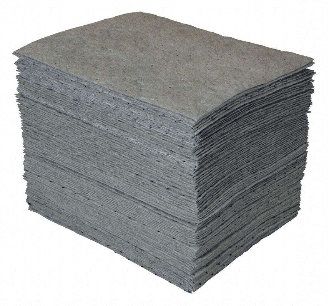 Absorbent Pad, 18 gal, Gray, PK100