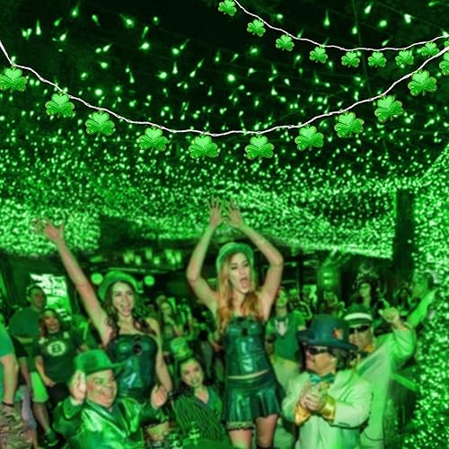 Miniatura 7 de Pallerina Guirnalda de luces de corazón rojo rosa de 8.5 pies con 10 luces de hadas de corazón 3D rojo y rosa, decoraciones románticas para el día