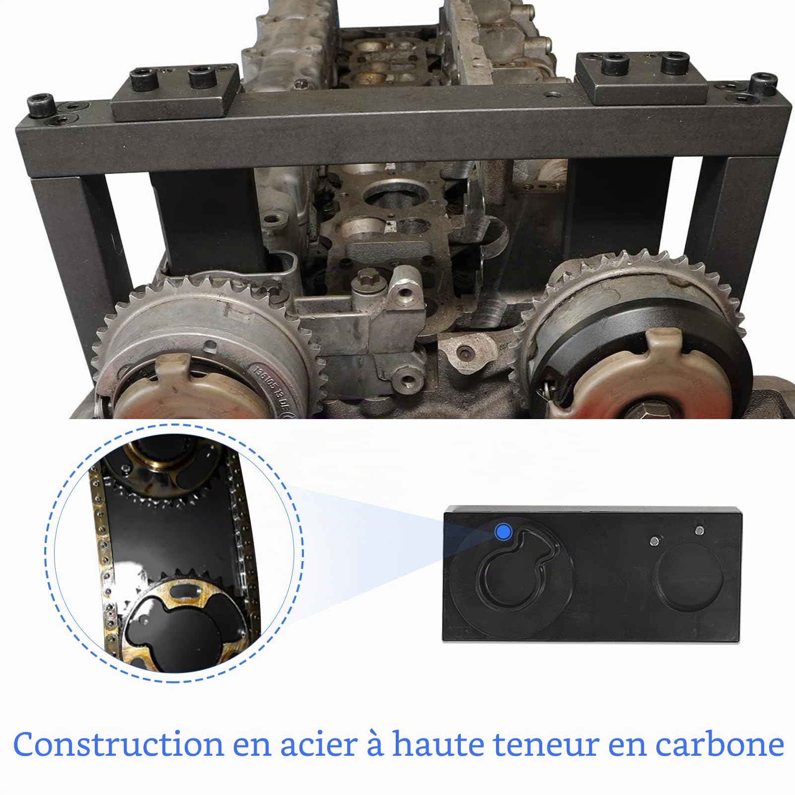 JAOGAUS Outils de Distribution Moteur, Chaîne de Distribution, | Ensemble D'outils pour Chaîne de Distribution Moteur avec Boîte À Outils Compatible avec M40 M42 M43 M44 M50 M52 M54 M56
