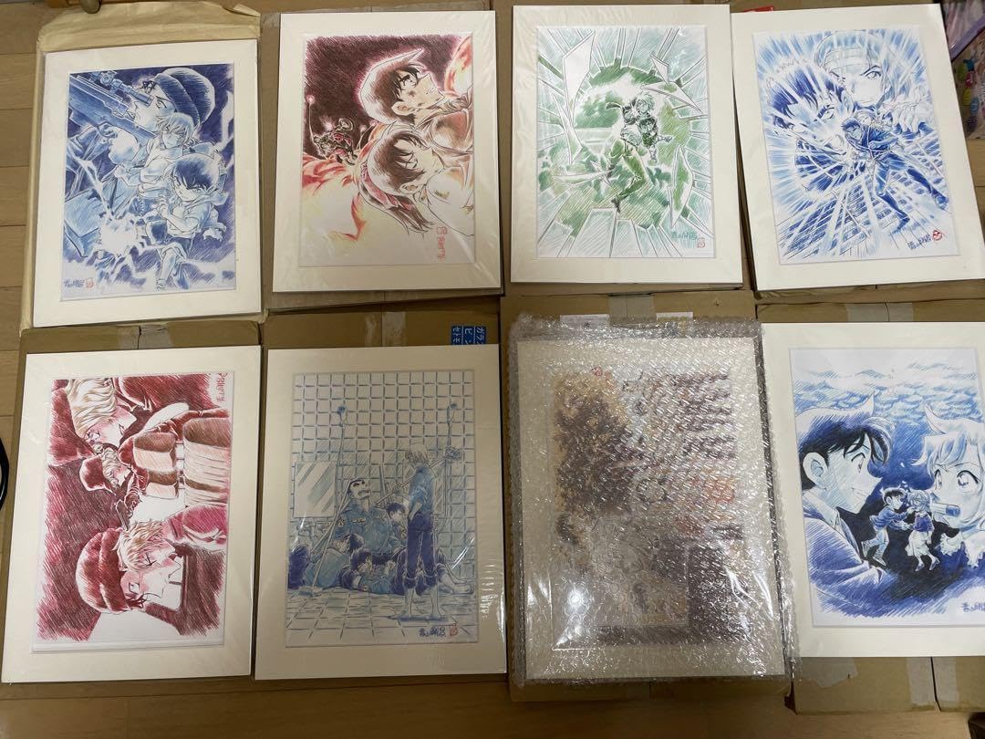 コナン　複製原画 Amazon.co.jp: コナン 複製原画8点セット EY1BD1 : おもちゃ