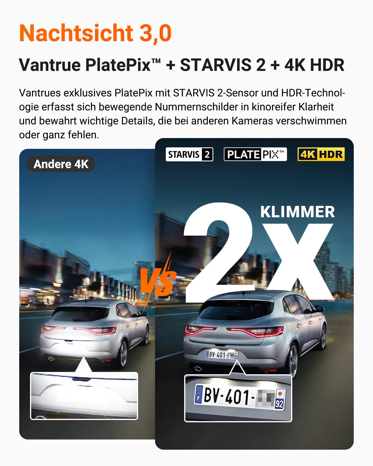 VANTRUE N4PS kamera samochodowa RC18