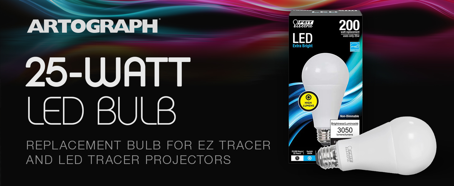 Artograph Tracer/EZ Tracer LED Bulb 25W / 3050 LUMENS