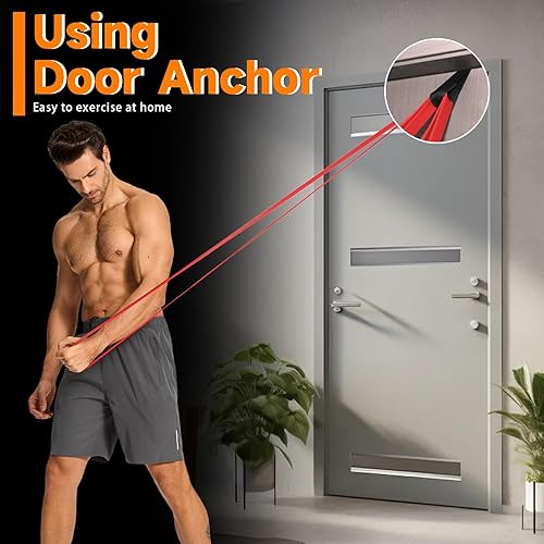 Miniatura 5 de Bandas de resistencia sin látex, bandas de asistencia para dominadas, bandas de ejercicio, bandas de entrenamiento de resistencia para hombres y