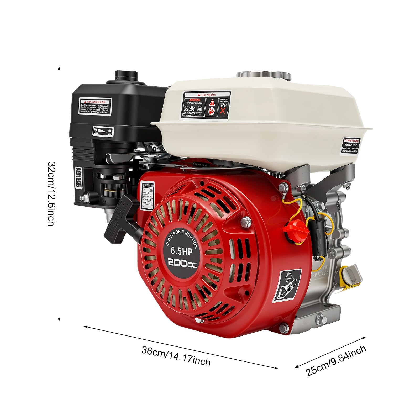 Benzinmotor 200cc 6,5PS 3600U/min Viertakt Luftgekühlt für
