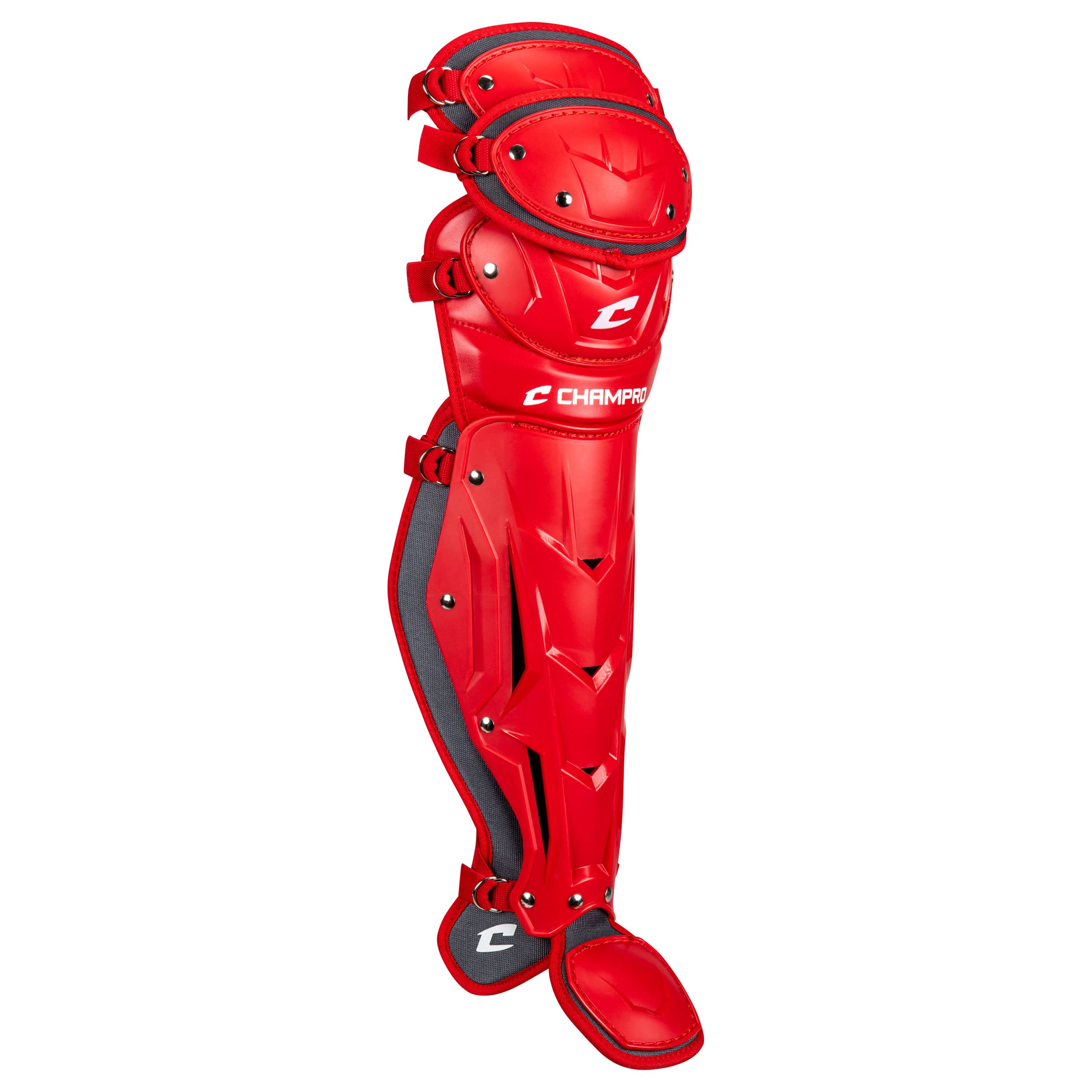 CHAMPRO Optimus Pro - Protectores de rodilla triples para béisbol/softbol
